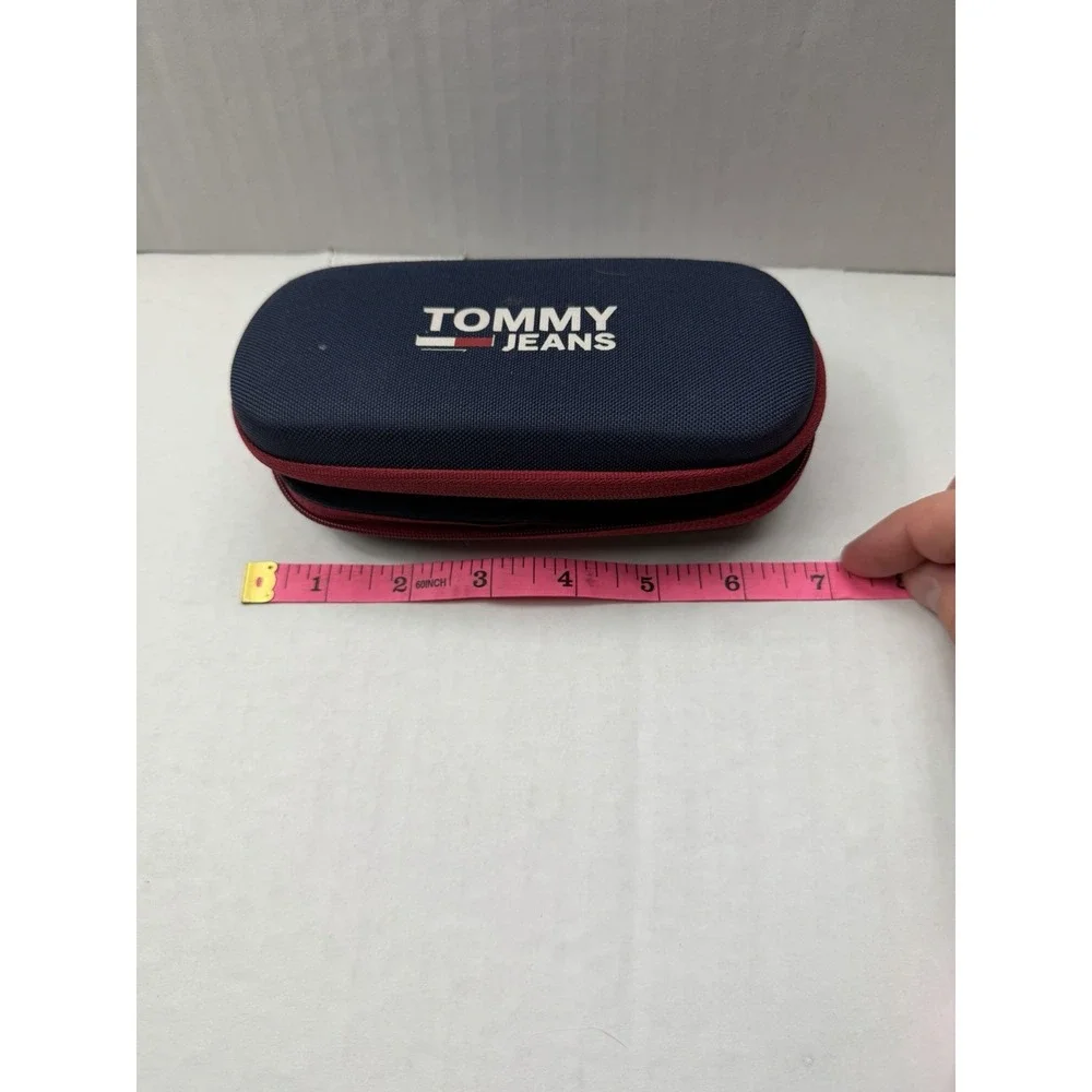 Tommy Jeans hardshell eye glasses case, blue/red